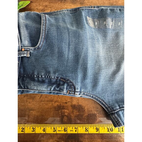 NWT Maurices Everflex Jeans Wide Leg 10 Short Petite High Rise Stretch Denim $65 - Picture 4 of 10